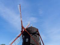 Kuremøllen Windmühle an der Straße nach Svaneke